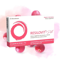 Resilovit pil - natuurlijk supplement om de negatieve effecten van hormonale anticonceptiemiddelen te minimaliseren.